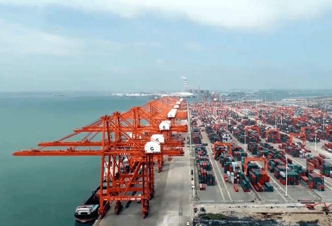 2021年中国是德国海港集装箱运输业务最重要的伙伴国